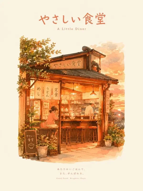 暖光深夜食堂 - 日本动漫电影 暖光深夜食堂 封面缩略图,属于治愈番剧分类